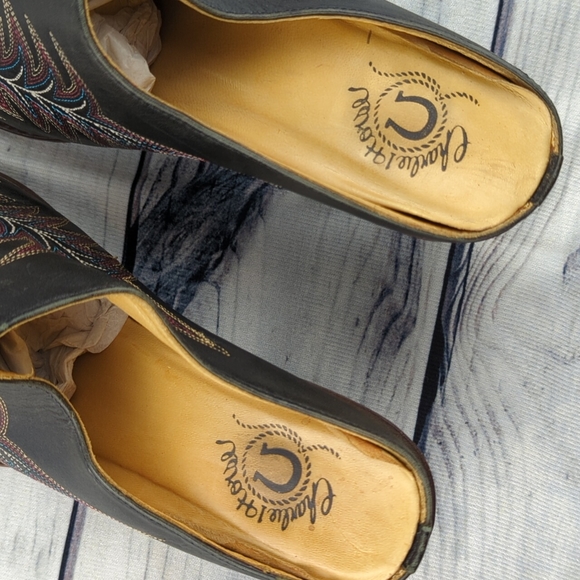 Charlie 1 Horse Mayela Slide By Lucchese Show Size 8 - Picture 8 of 11